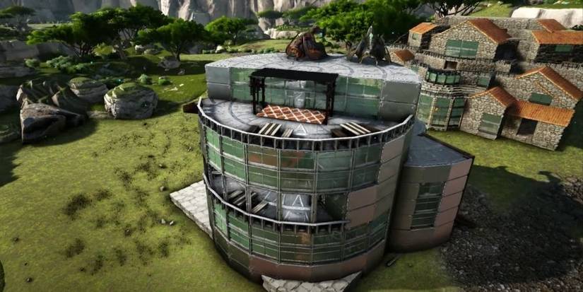 ARK Survival Evolved Modern House Build by Pilgrimz Project Youtuber