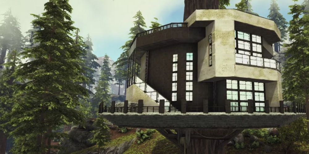 ARK Survival Evolved Modern Treehouse Base Design by Aaron Longstaff