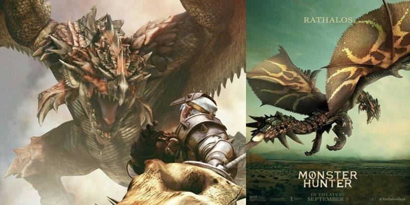 Moster Hunter Rathalos In Game Design Vs 2020 Movie Poster