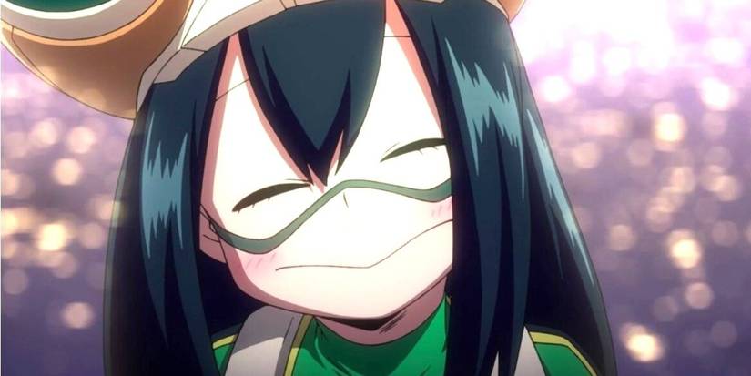 My Hero Academia Froppy Tsuyu Asui Smiling