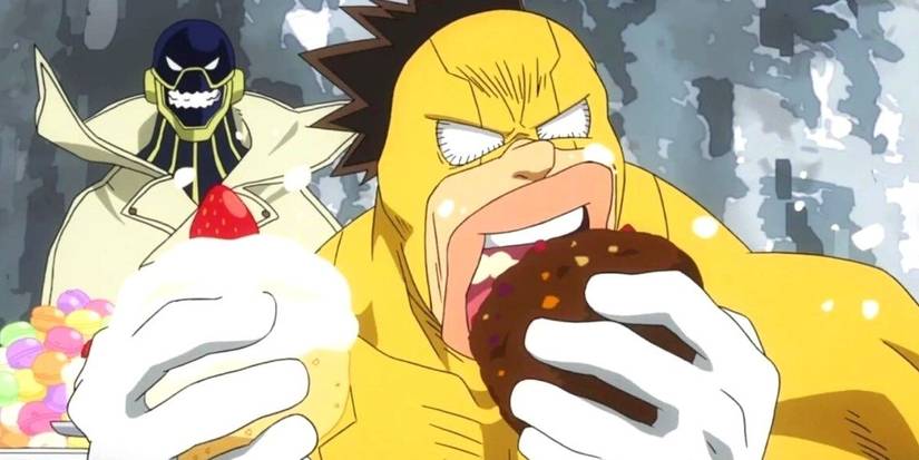 My Hero Academia Sugarman Rikido Sato Eating Sweets