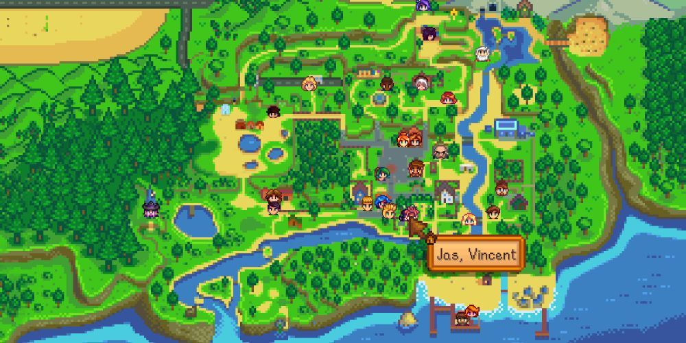 NPC Locations World Map Stardew Valley Best Mods
