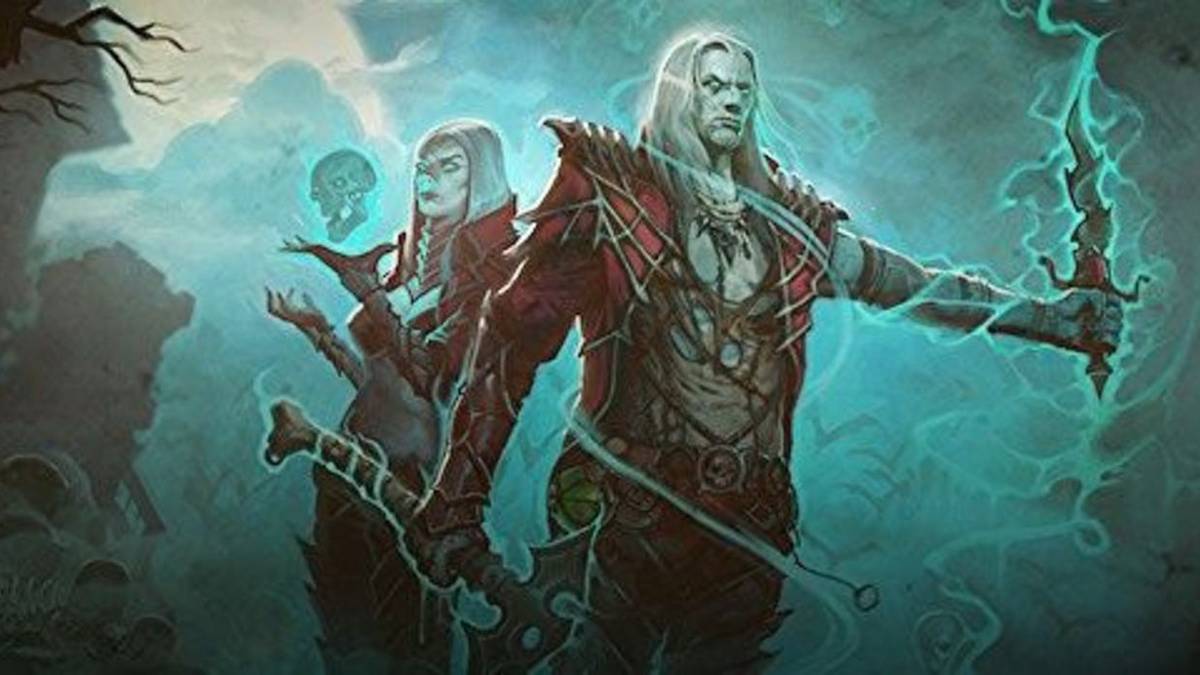 Diablo 2 Resurrected Male And Female Necromancers Artwork