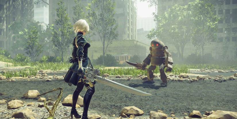 Nier Automata's UI and combat closely resembles that of Scarlet Nexus