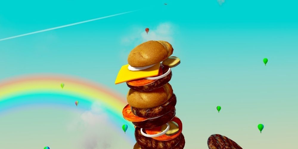 Nour: Play With Your Food Hamburger Poster