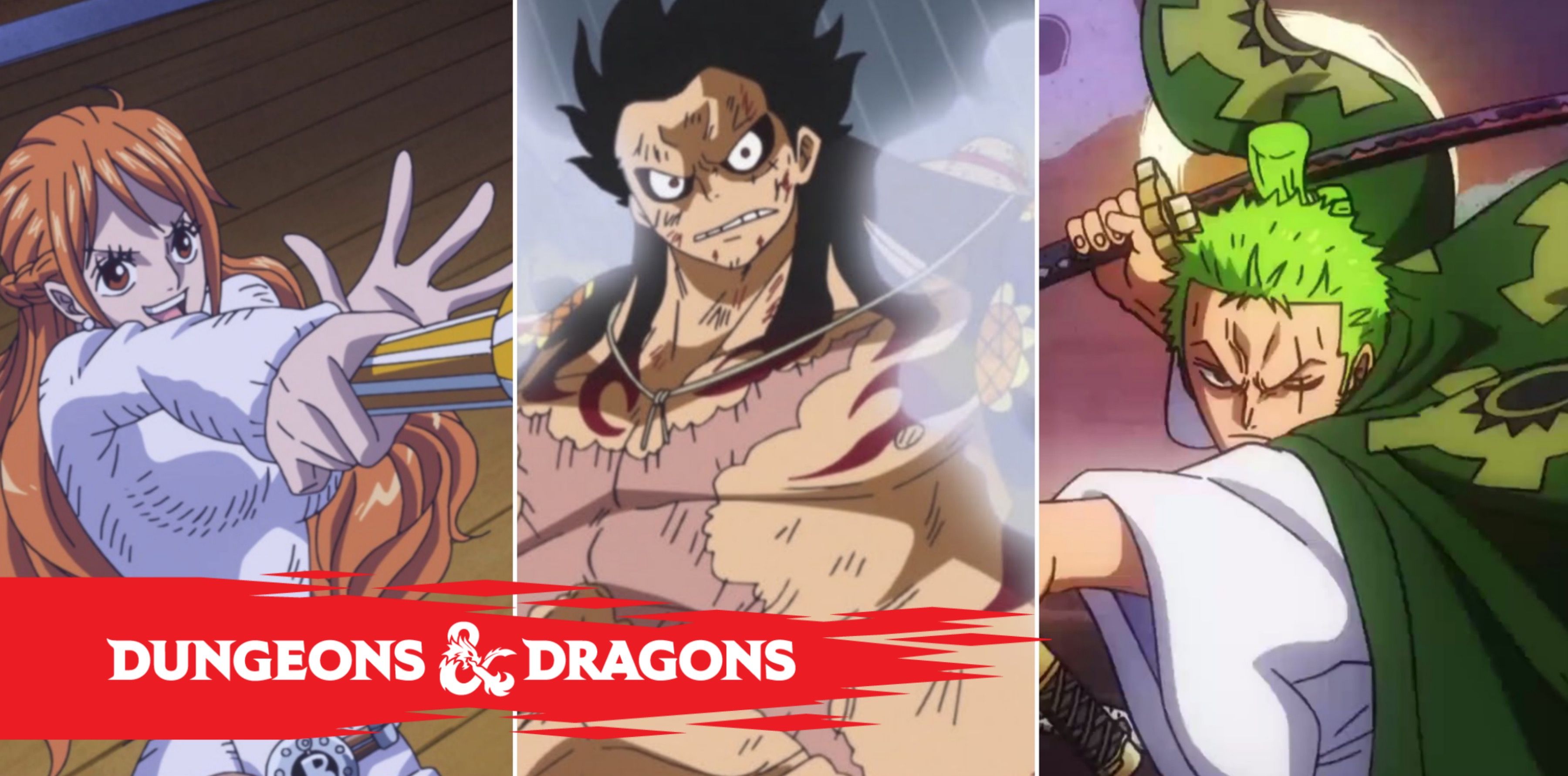 One Piece Dungeons & Dragons Nami Luffy Zoro