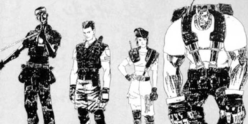 Original design for Jill - Resident Evil Jill Valentine Facts