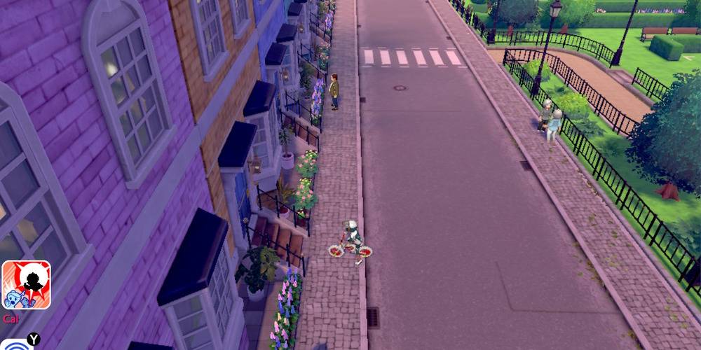 ロトムトレーナーの家の外ポケモン剣アンプ;シールド