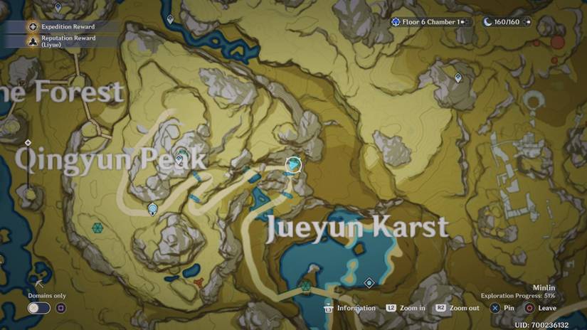 Pan Guan'er Location Map Genshin Impact