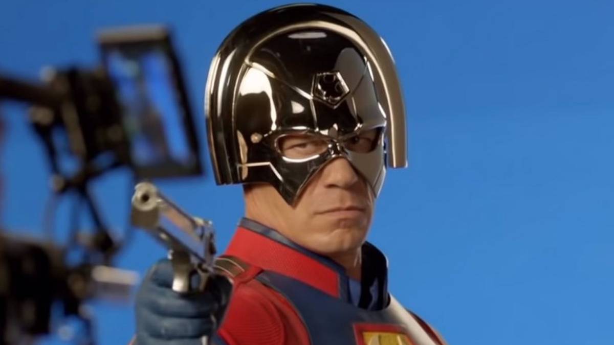 The Suicide Squad John Cena Seen as Peacemaker for the First Time with Jimmy Fallon