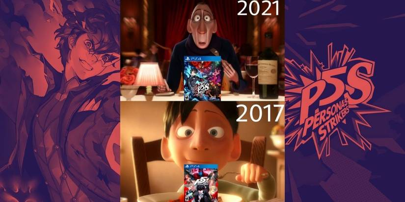 Funny Persona 5 Strikers meme about Ratatouille