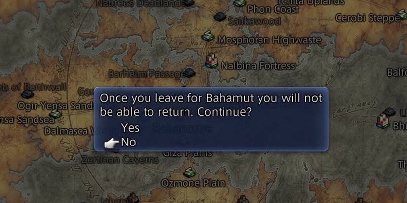 Point of No Return - FF12 Things That Can Ruin Experience