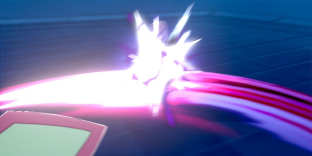 Flygon using Breaking Swipe in Pokemon Sword and Shield