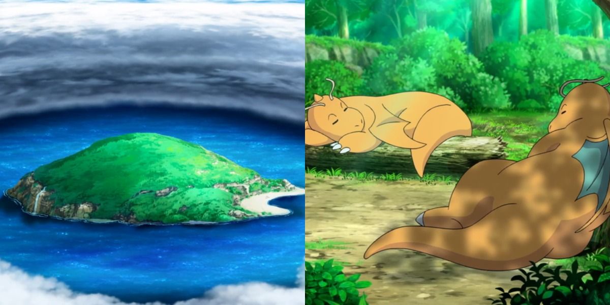 Screenshots of Pokemon Dragonite Island