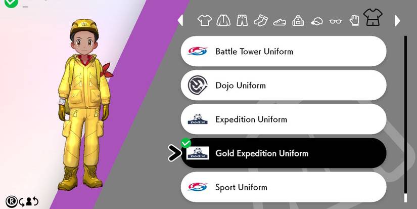 Gold Expedition uniform in the Crown Tundra