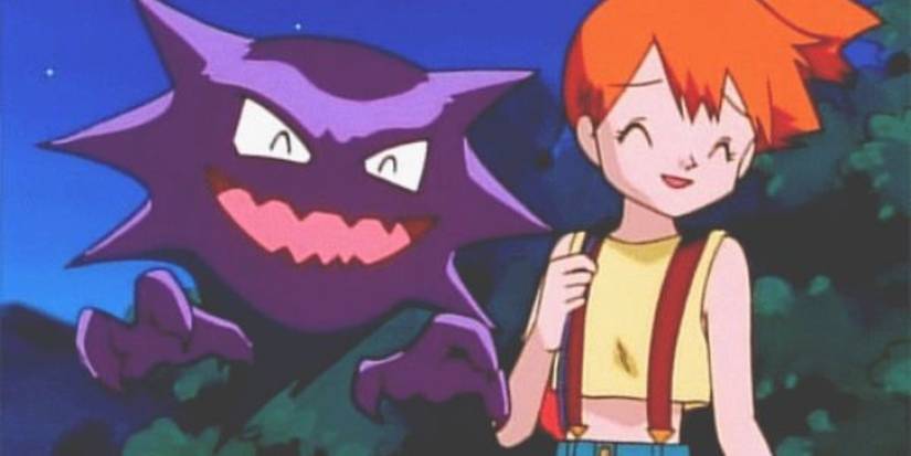 Haunter and Misty in Pokemon anime