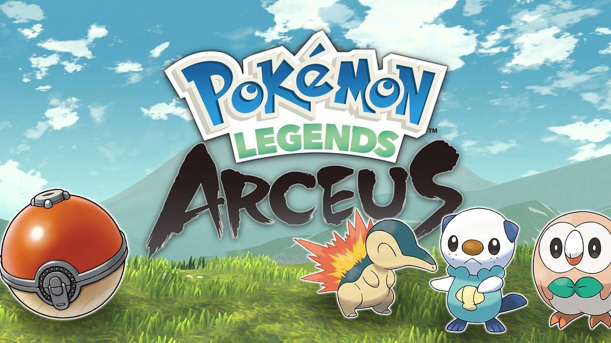 Pokemon Legends Arceus Starters