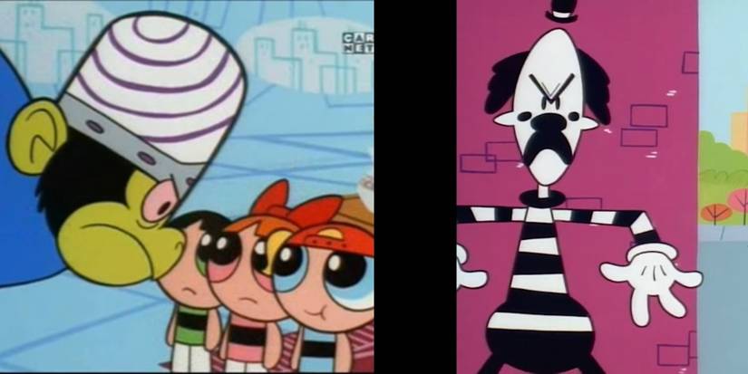 Screenshots from Powerpuff Girls show