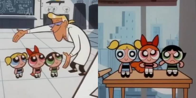 Screenshots from Powerpuff Girls show