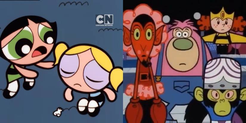 Screenshots from Powerpuff Girls show