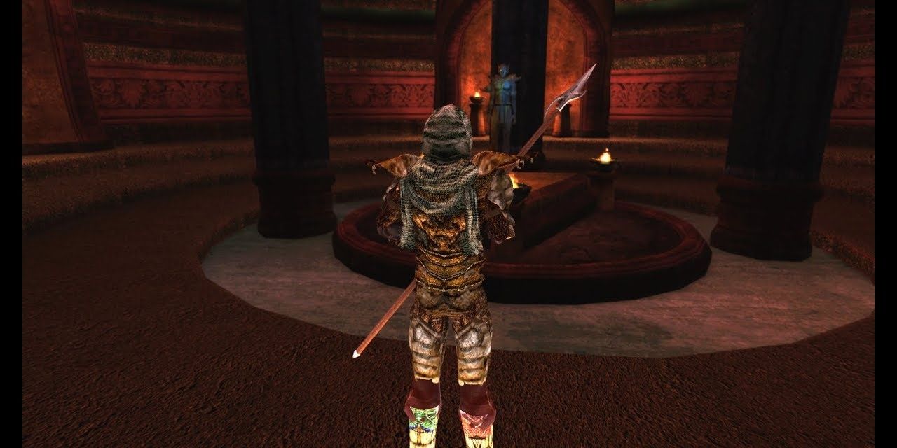 Preparing To Fight Vivec In The Elder Scrolls III Morrowind