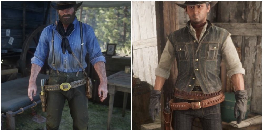 Arthur's outfit and John's outfits available to the online protagonist