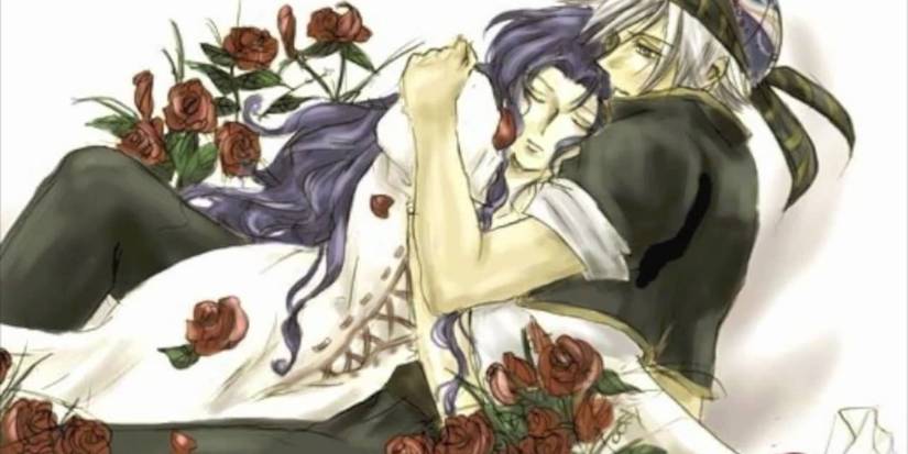 Rachel and Locke in Final Fantasy VI