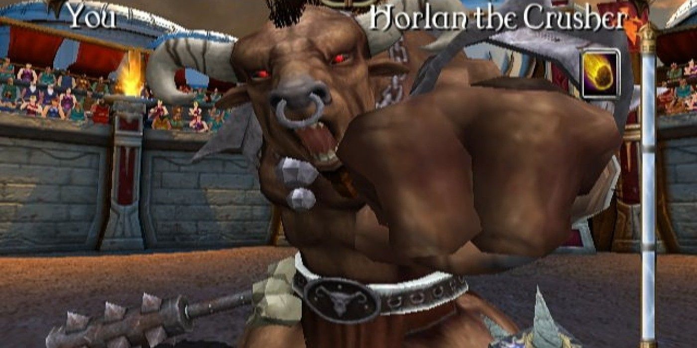Rage of the Gladiator Wii Motion Plus fighting minotaur first person
