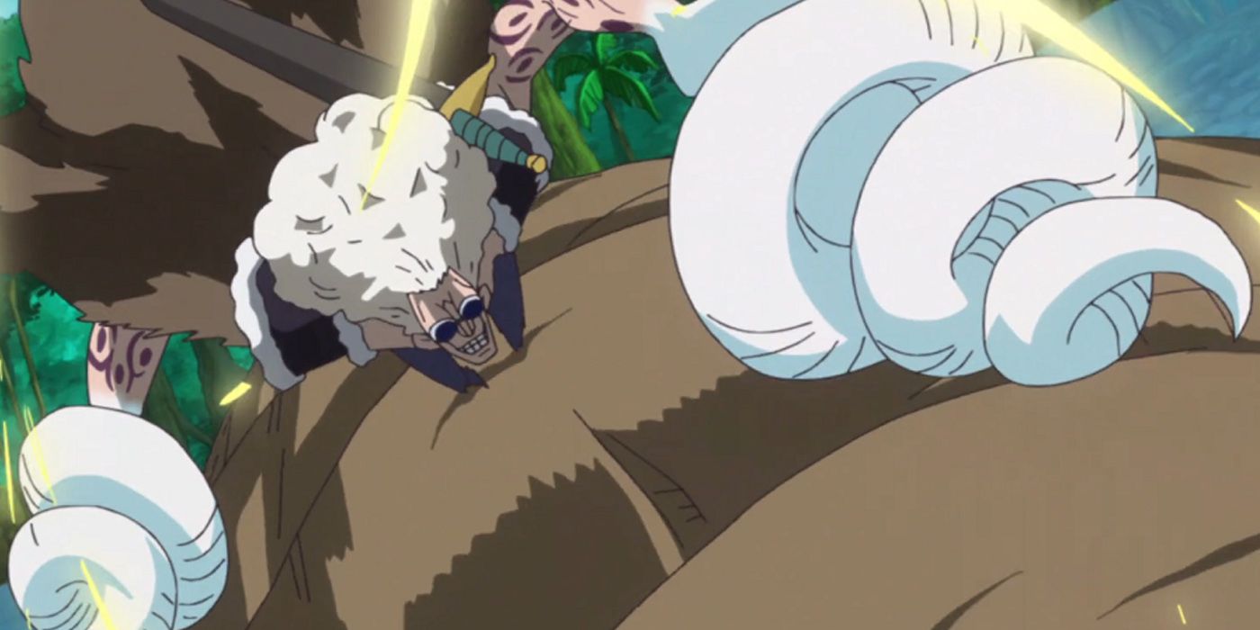 One Piece: Sheepman Climbing With His Sheep Horn Hands