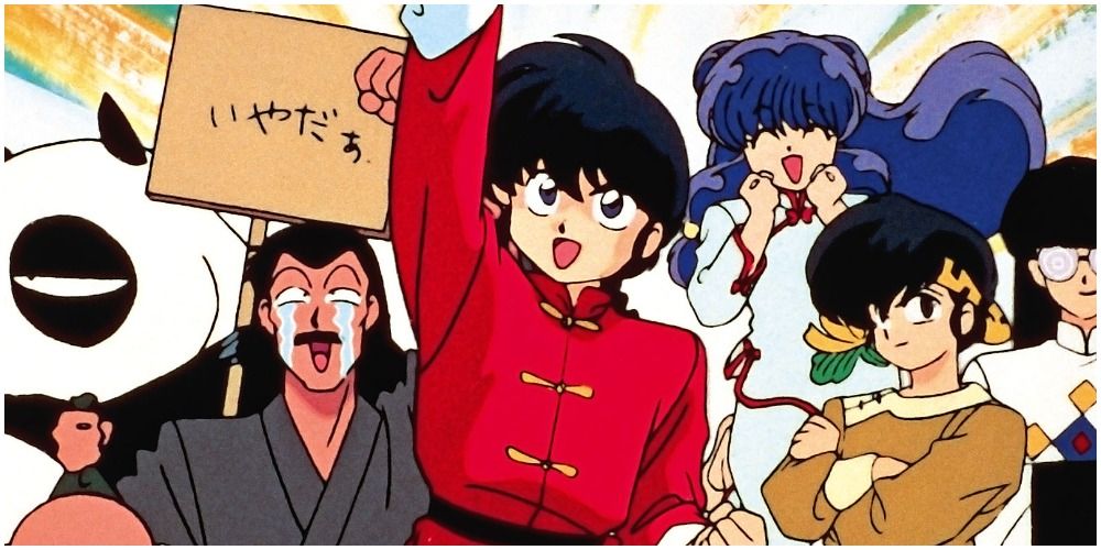 Ranma ½ Cast Standing Together