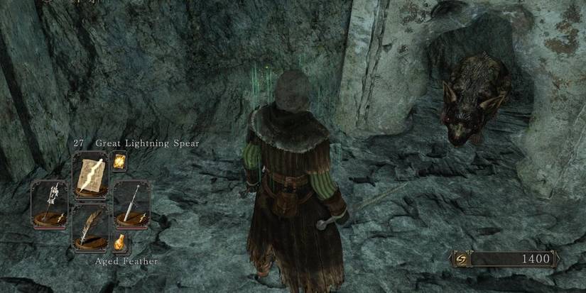 Image showing player standing next to the Rat King