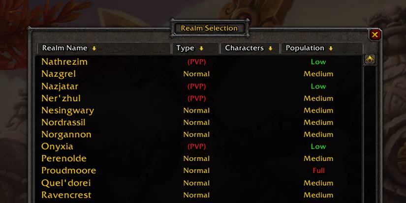 Realm - World of Warcraft Character Creation Mistakes