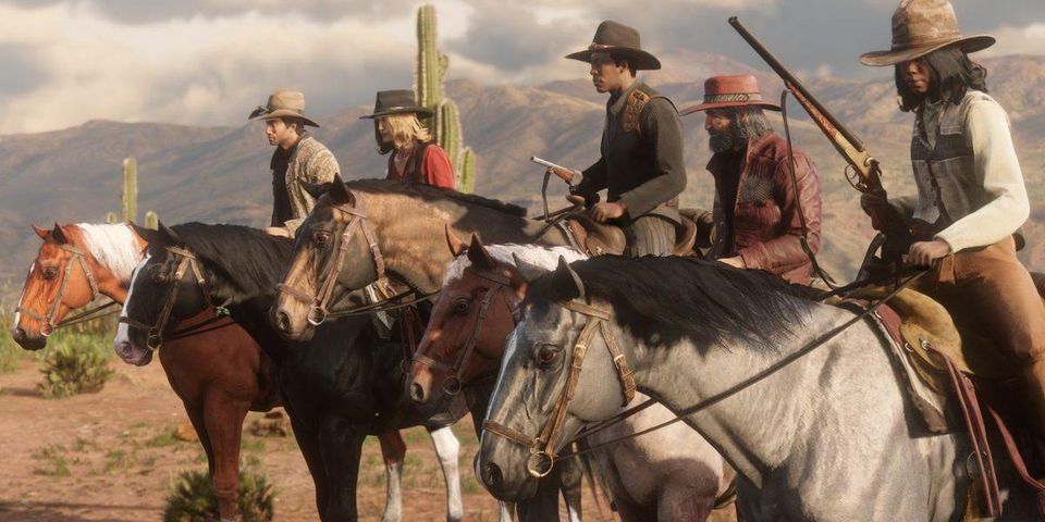 Red Dead Online players preparing for race