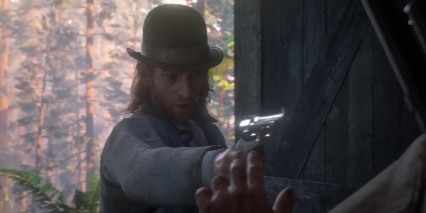 Red Dead Online Sean MacGuire confronting player in cutscene