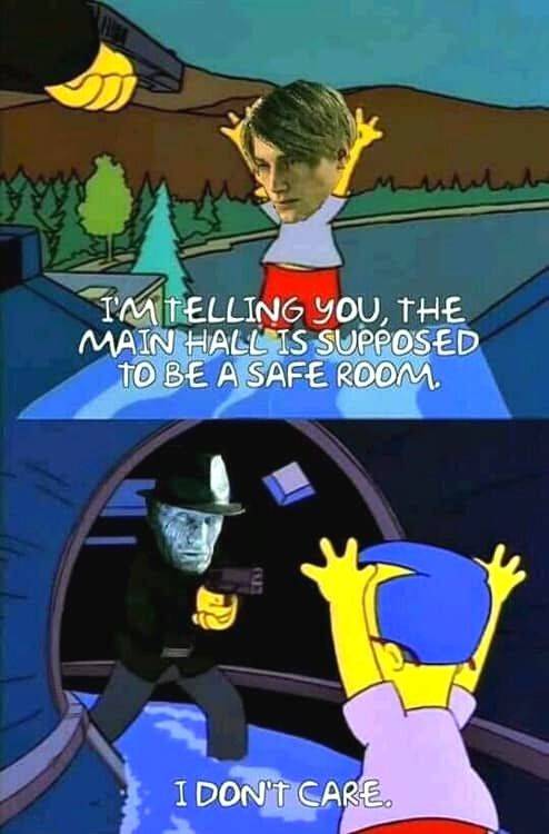 Resident Evil 2 Remake Safe Room Meme Leon Mr. X