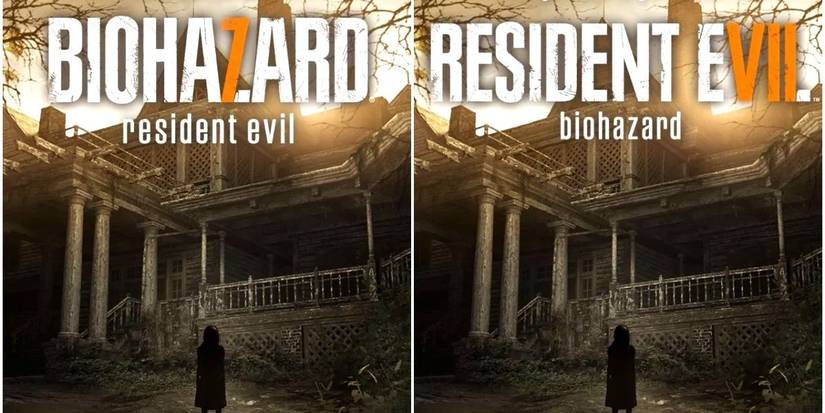 Resident Evil 7 Biohazard NA Vs. JP Cover Title