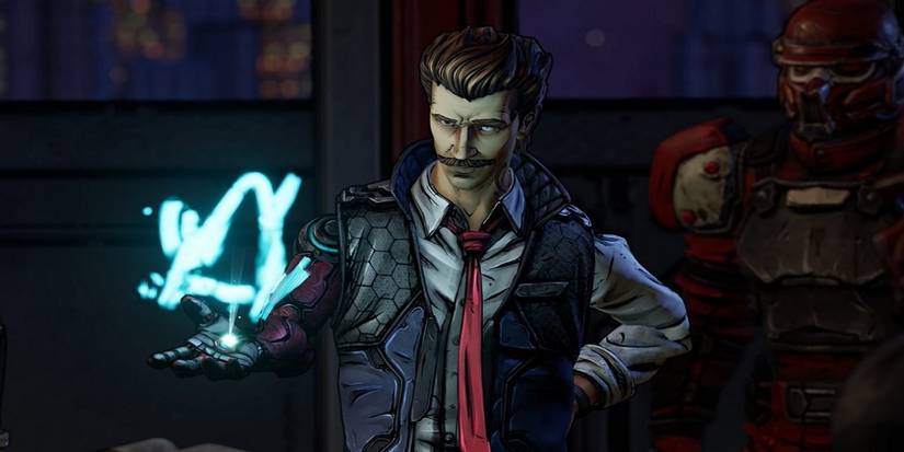 Borderlands 3 Rhys CEO of Atlas Holding Hologram