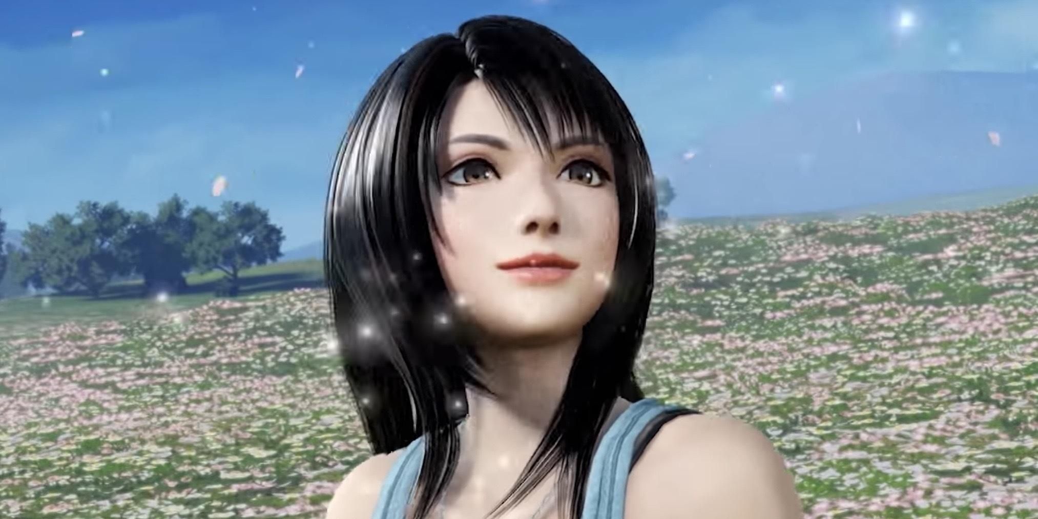 Rinoa Smiling In Flowers