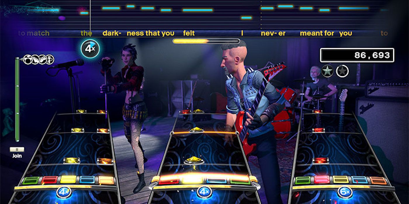 Rock band 4 gameplay