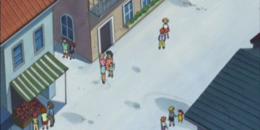 Rubello Town в аниме покемонов