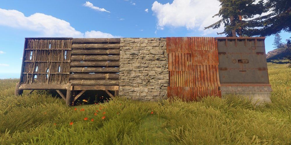 Rust Exterior Walls