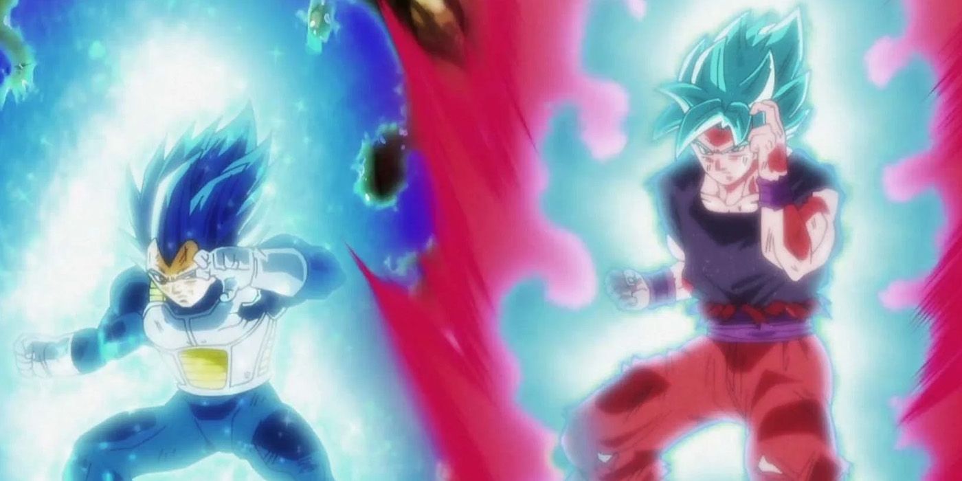 Super Saiyan Blue Goku and Vegeta in Dragon Ball Super