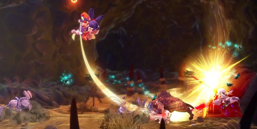 Sakuna Of Rice and Ruin battle