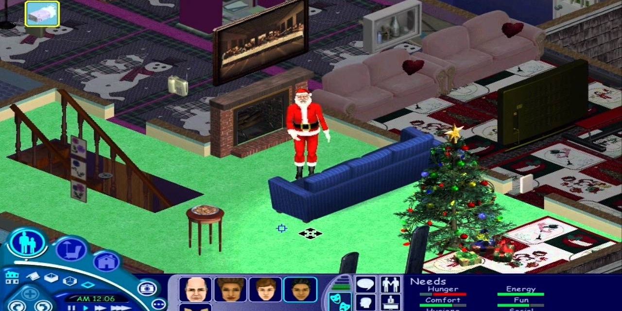 Santa Claus From The Sims 1