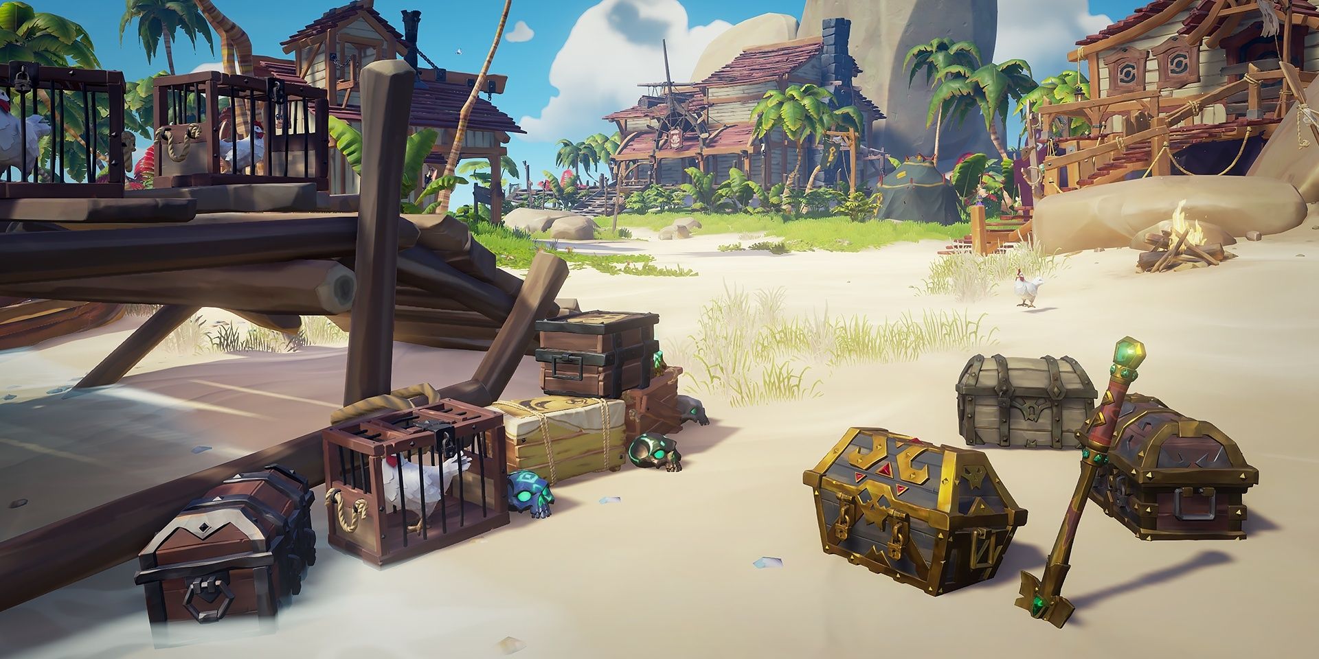 Potential loot in Sea of Thieves