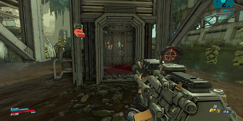 Borderlands 3 player staring at death trap