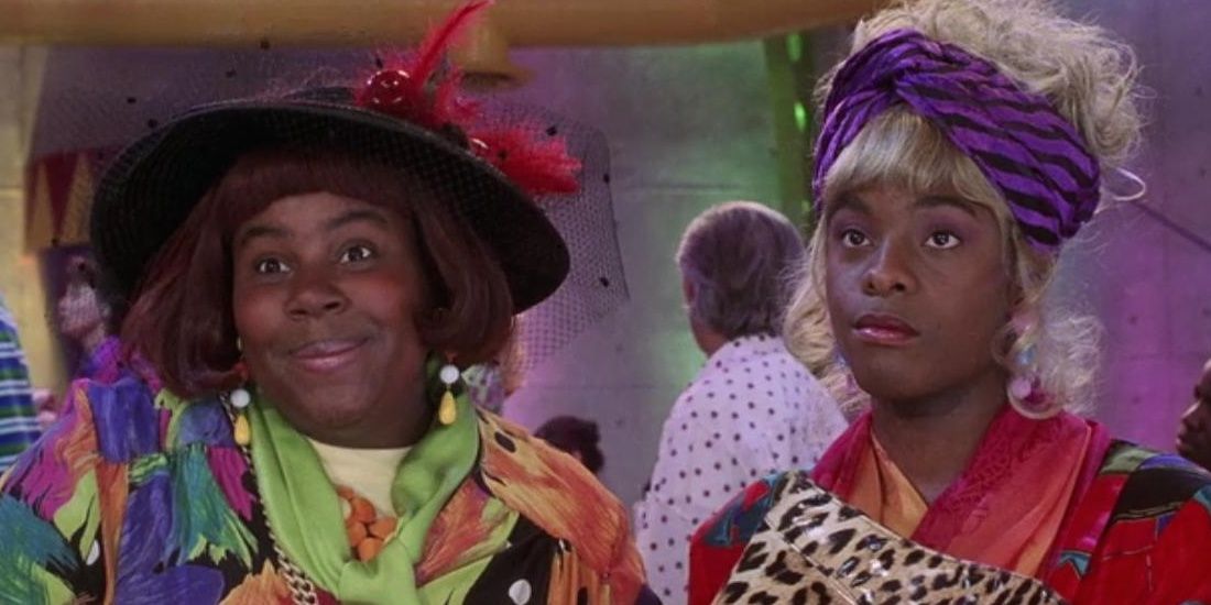 Ed and Dexter in Dresses Good Burger Movie