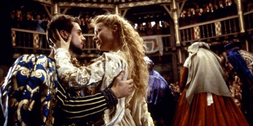 Shakespeare In Love Will and Viola act together in a play
