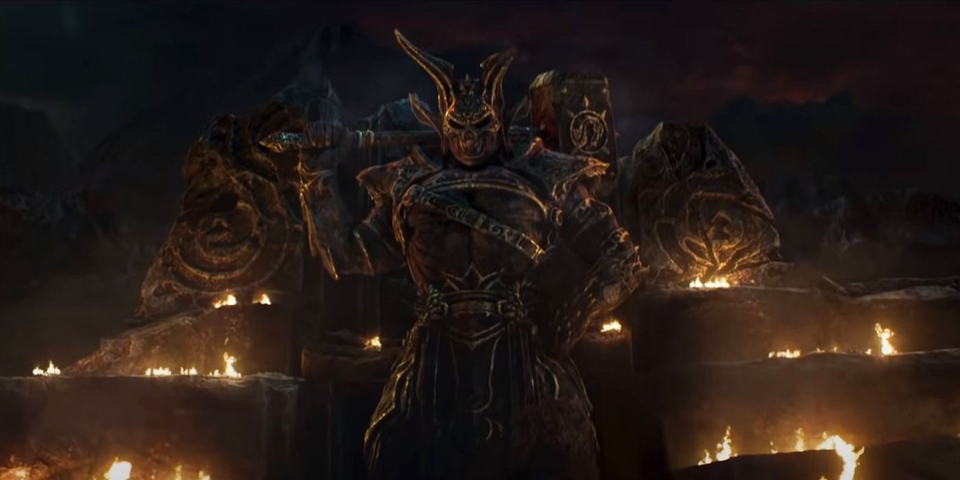 Shao Kahn teased in Mortal Kombat trailer