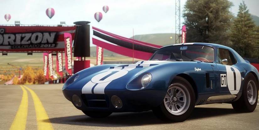 Shelby Daytona Coupe Cropped up close by horizon banner